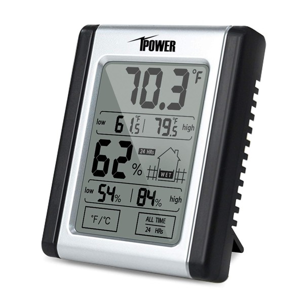 iPower Digital Hygrometer Indoor Thermometer Humidity Monitor Gauge Indicator Accurate