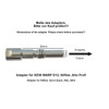 M&M Smartek Quick Coupling Connection Bayonet Adapter 1/4 Inch for