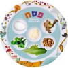 The Dreidel Company Children's Passover Melamine Seder Plate 10 Plagues
