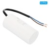 PATIKIL CBB60 40uf Running Capacitor,2Pcs AC 450V 2 Wires 50/60Hz