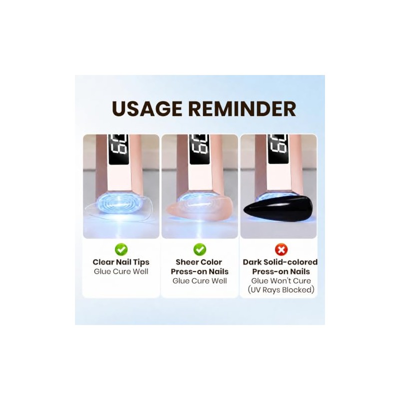 Beetles Pegamento para Uñas en Gel UV 9 en 1