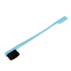 VOANZO Pack of 5 Hair Edge Brushes, Double-Sided Edge Brushes, Eyebrow Brush, Edge Control Hair Brush (Blue)