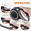 Retractable Dog Leash, 30 FT/ 20 FT Dog Walking Leash