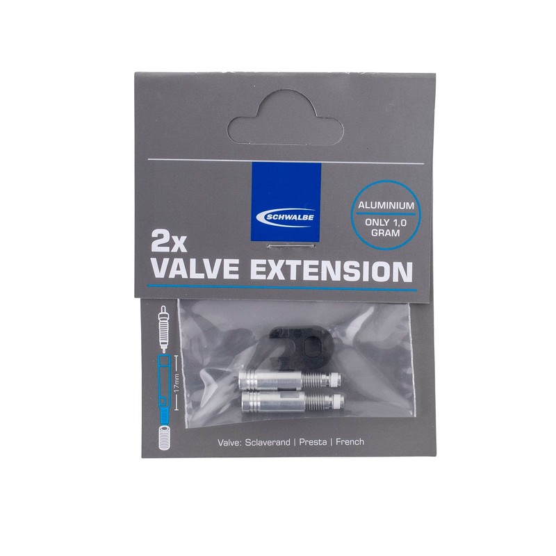 Schwalbe Valve Extender 2 pack with core remover