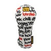 Loudmouth Headcover Driver LM-HC0020/DR (409 Big Words White)