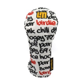 Loudmouth Headcover Driver LM-HC0020/DR (409 Big Words White)