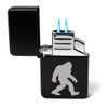 ROLYAD Dual Flame Torch Lighter Bigfoot Sasquatch (Black)