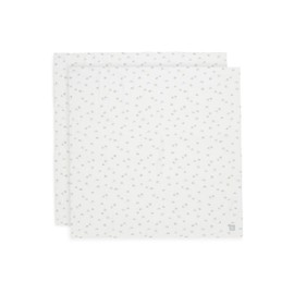 Jollein Muslin Cloth Baby - On The Go - Pack of 2 - 115 x 115 cm - 100% Cotton - Burp Cloths Baby - Oeko-Tex Certified