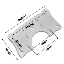 4Pcs Robust Stainless Steel Hinges Repair Plates Durable Flat Fixing Hinge Plate Wardrobe Cabinet Door Hinge Plate for Furniture Repair and Reinforce