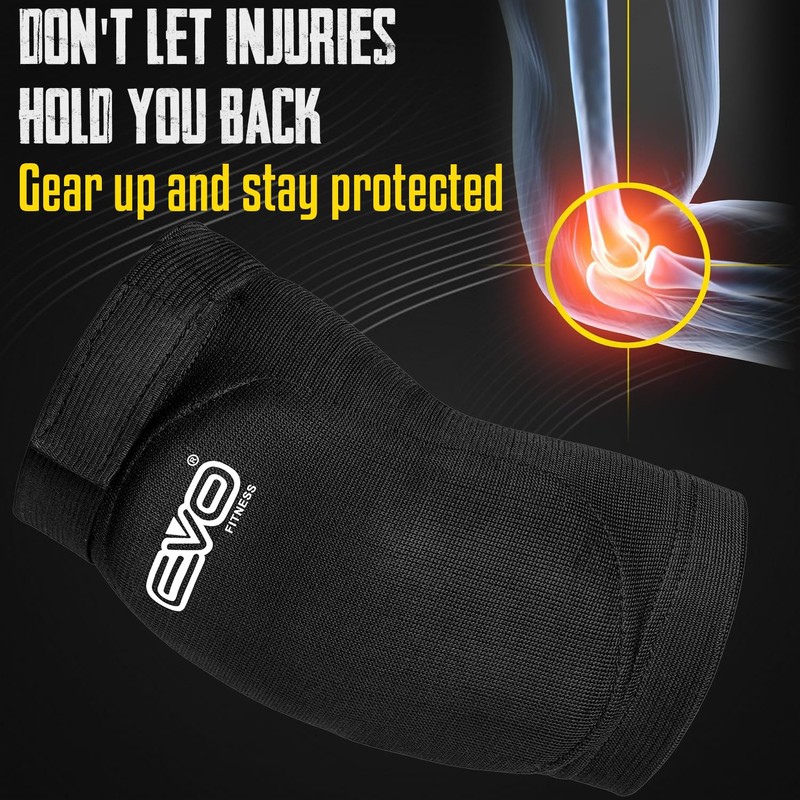 EVO Fitness Elbow Support Men Women Elbow Pads Brace Sleeves