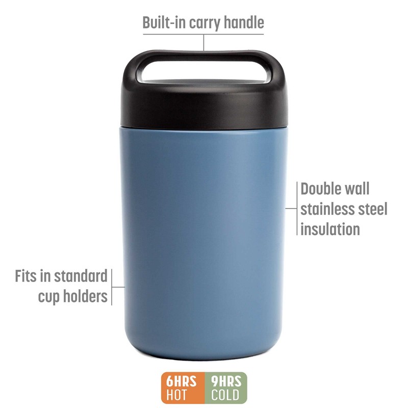 Goodful Stainless Steel Food Jar, Double Wall Vacuum Sealed Insulated
