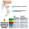 Medias de compresión antiembolismo, calcetines de manguera unisex hasta la