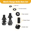 Kadrick Metric Flange Bolt Assortment Kit，700Pcs M6 M8 M10 Bolt