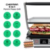 Chefman 5-in-1 Digital Panini Press Grill Sandwich Maker and Griddle