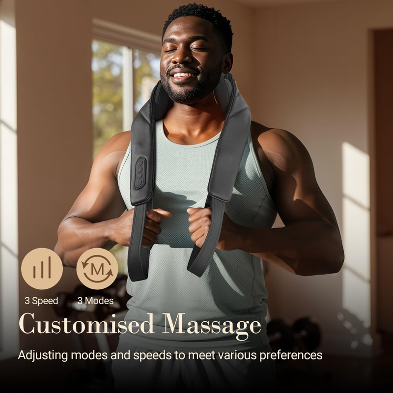 Cordless Neck Massager with Heat, FSA Eligible HSA Store