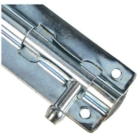 Merriway BH04292 Galvanised Heavy Duty Tower Bolt, 100mm (4 Inch), Silver