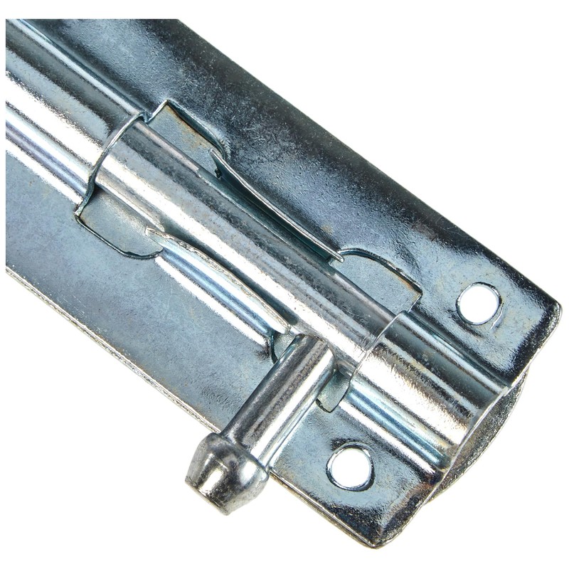 Merriway BH04292 Galvanised Heavy Duty Tower Bolt, 100mm (4 Inch),