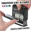 Trodat Printy 4817 Word Tape Stamp, Date Plus 12 Texts,