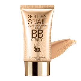 Golden Snail BB Cream, Waterproof Liquid Foundation Concealer, Nude Make-Up, Hydrating BB Cream, Day Cream BB Moisturising Face Cream (Natural)