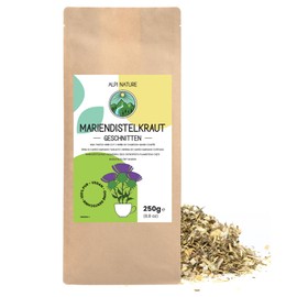 Alpi Nature Milk Thistle 250 g Dried and Cut for the Preparation of Milk Thistle Tea and Herbal Tea