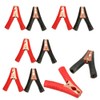 Insulated Alligator Clips Durable Heavy Duty Black & Red Boot