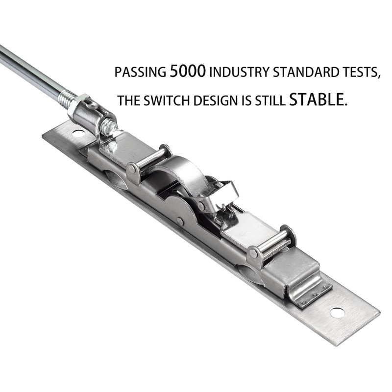 TOGU 2 Pack Lever Extension Flush Bolt Latch Slide Bolt