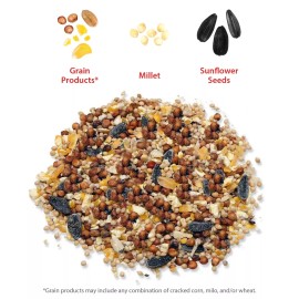 Unbranded Economy Mix Wild Bird Feed, Value Bird Seed Blend, Dry, 20 lb. Bag