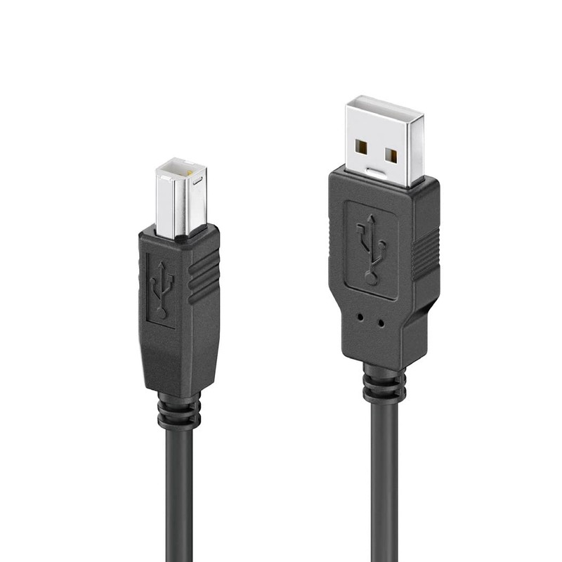 sonero® USB 2.0 Kabel, aktives Verbindungskabel mit Signalverstärker, Druckerkabel, USB-A