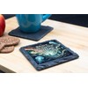 Brave Uncharted Waters Ocean Jellyfish Waves Slate Coaster (slco-kf25-5989)