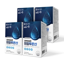 Chong Kun Dang Skin Moisturizing Hyaluronic Acid 30 Capsules (4) / Edible Skin Moisturizing Vitamin Inner Beauty Hyaluronic Acid / 종근당 피부보습엔 히알루론산 30캡슐 4개 / 먹는 피부보습 비타민 이너 뷰티 하이루론산