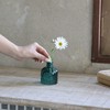 SPICE OF LIFE NALT2350GR Petite Flower Base Thunk Green Glass