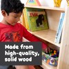 SPARK & WOW 5-Compartment Solid Wood Storage Cabinet | Toy