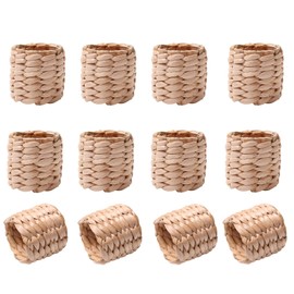 Napkin Buckle, Pack of 12 Napkin Ring Holder, Napkin Buckles Banquet, Napkin Buckles Table Decoration, Round Napkin Ring, for Table Decoration, Dining Parties, Wedding, Banquet