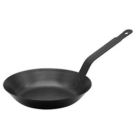 Chef's Supreme 9" Black Carbon Steel Fry Pan, Each