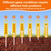 Lyreh Golf Tee Height Adjuster, 6 Settings Plastcic Precision Adjustments