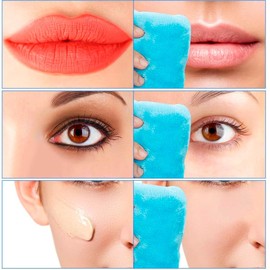 UNIVERSOENLÍNEA.COM 4 piezas Paño desmaquillante, Toalla de limpieza de microfibra reutilizable (4 Pcs)