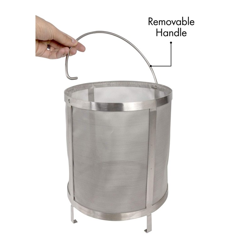 Kegco Coffee Filter Basket, 8 Gallon, Stainless Steel