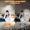 10X Magnifying Glass with Light and Stand, NUEYiO 2200 Lumens