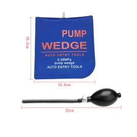 WANYI Air Inflator, Air Wedge, Jack Up, Car Door Lock, Unlock Auxiliary Tool, High Strength TPU Product, Compatible with 661.4 lbs (300 kg), 4-Piece Set, Air Inflator