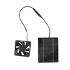 Solar Panel Fan Exhaust Air Ventilation Heat Dissipation Tool for