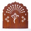 Wooden Temple Wall Mounted Hanging Table Top Pooja Mandir God