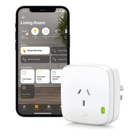 Eve Energy (Apple Home) - Smart Plug & Power Meter with Built-in Schedules, Voice Control, no Bridge Needed, Bluetooth & Thread