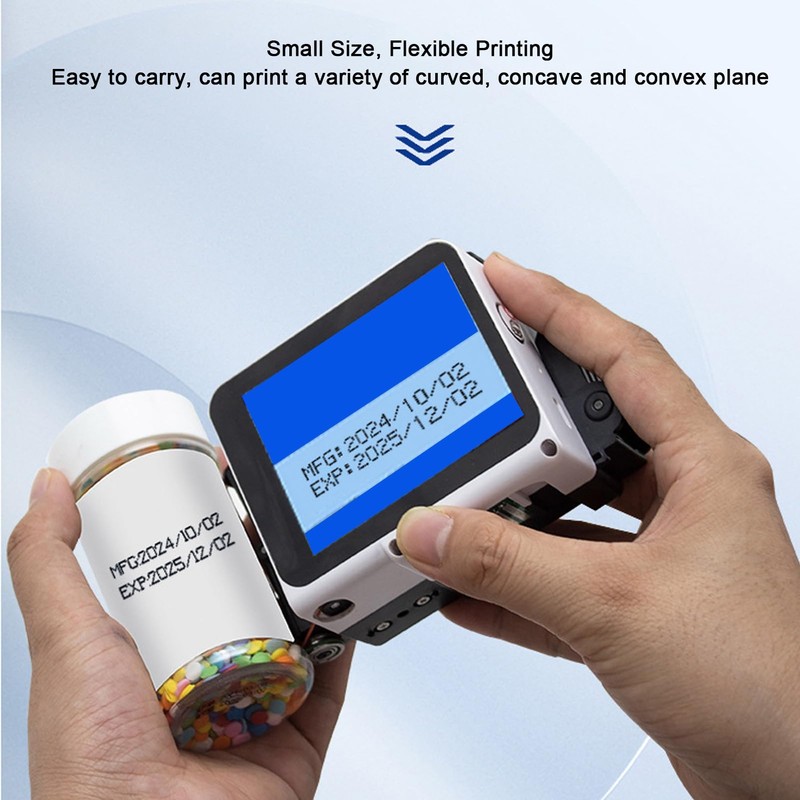 Handheld Inkjet Printer, Portable Handheld Printer for EXP Date, Batch