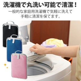 Elecom BM-IBHWSV11BU ~11.6 Inch Computer Case Tablet Case with Handle Washable Name Tag Blue