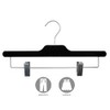 High-end Black Acrylic Bottom Hanger, 12 Pack Luxury Quality Pants