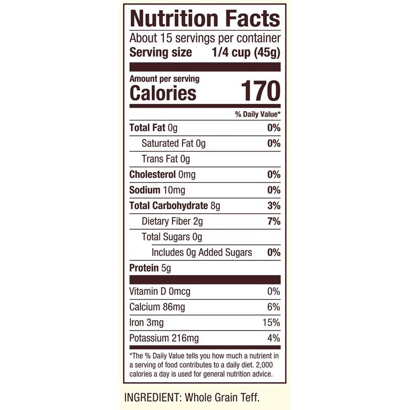 Bob's Red Mill Whole Grain Teff, 24oz (Pack of 1)