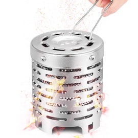 Heating attachment for gas stove, camping stove, heater cover, tent heater, camping gas heater, stainless steel heating attachment for heating, camper, caravan, camping tent