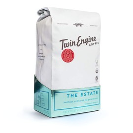 Twin Engine Coffee Estate Blend - Dark Roast, Whole Bean, Nicaraguan Coffee, 400g 14.1oz