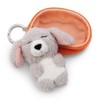 NICI Keyring Sleeping Pets Dog Poodle Grey