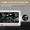 Weather Station Indoor Outdoor Thermometer Wireless, Home Atomic Clock with